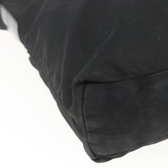 Authentic PRADA Shoulder Bag Nylon Black Silver - Picture 3 of 16